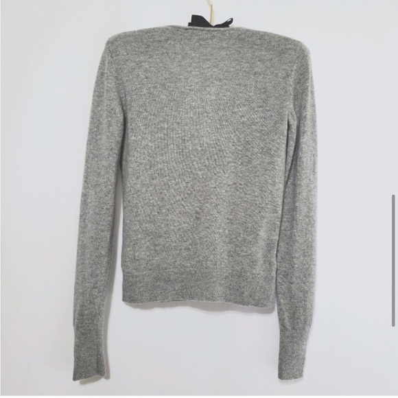 Everlane The Cashmere Wrap Sweater in Heathered Grey size XS - Picture 3 of 8